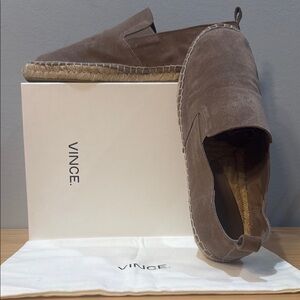 Vince women’s Brown Suede Espadrilles
